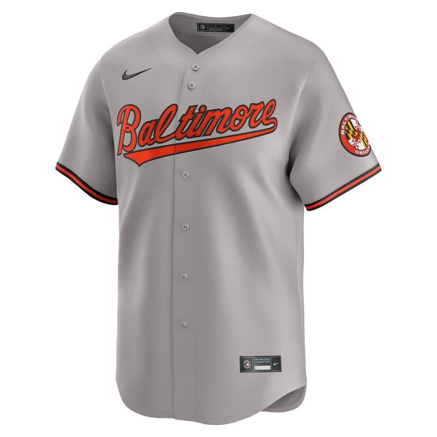 Baltimore Orioles Road Limited Men Jersey - Gray