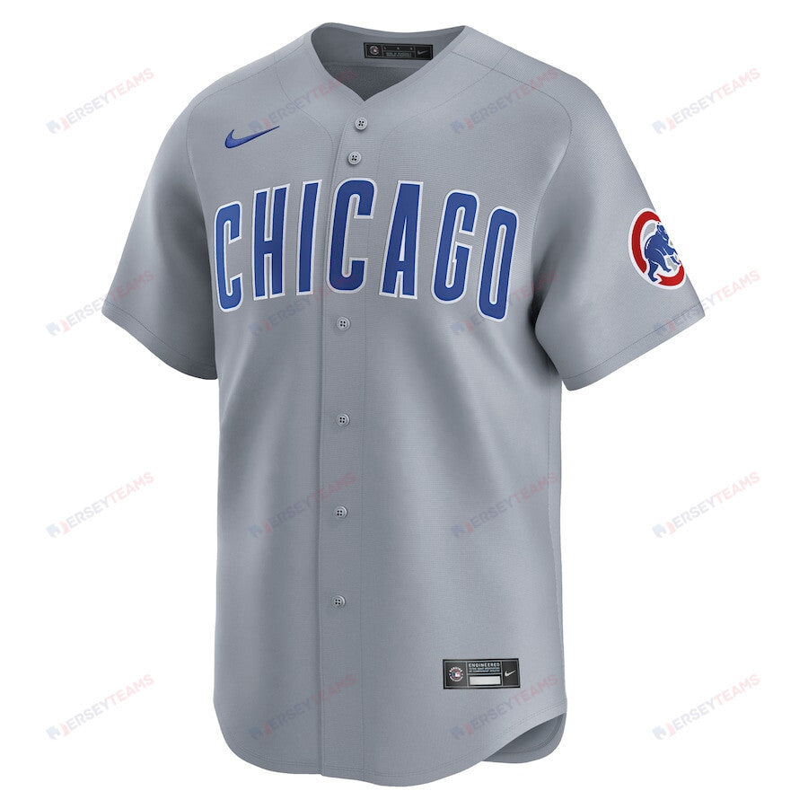 Chicago Cubs Road Limited Men Jersey - Gray