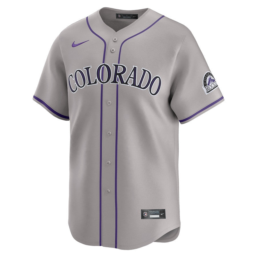Colorado Rockies Road Limited Men Jersey - Gray