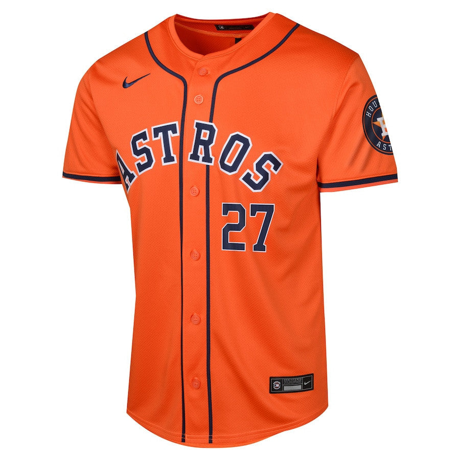 Jose Altuve 27 Houston Astros Alternate Limited YOUTH Jersey - Orange