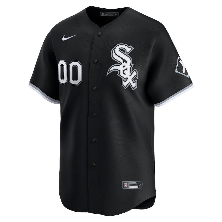 Chicago White Sox Alternate Limited Custom Men Jersey - Black