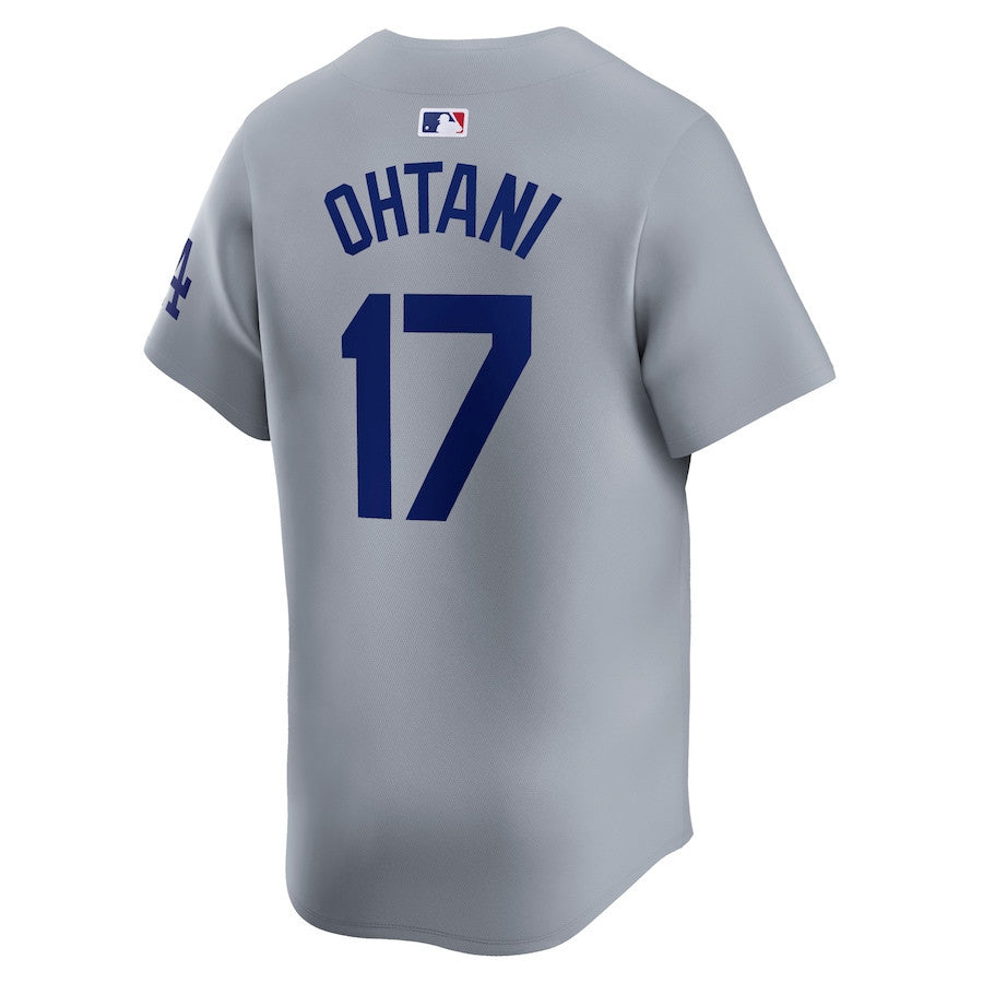 Shohei Ohtani 17 Los Angeles Dodgers Away Limited Men Player Jersey - Gray
