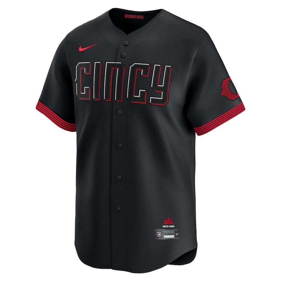 Ken Griffey Jr. 30 Cincinnati Reds City Connect Limited Player Men Jersey - Black