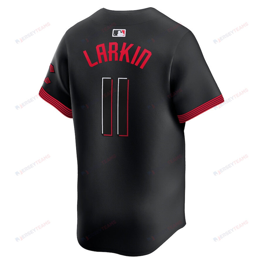 Barry Larkin 11 Cincinnati Reds City Connect Limited Player Men Jersey - Black