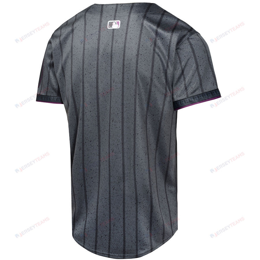 New York Mets 2024 City Connect Limited YOUTH Jersey - Graphite