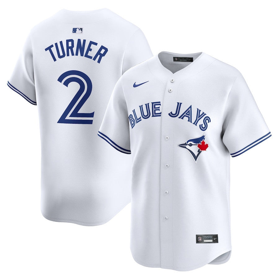 Justin Turner 2 Toronto Blue Jays Home Limited Men Player Jersey - White
