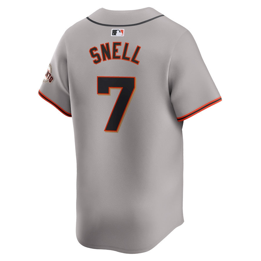 Blake Snell 7 San Francisco Giants Away Limited Men Jersey - Gray