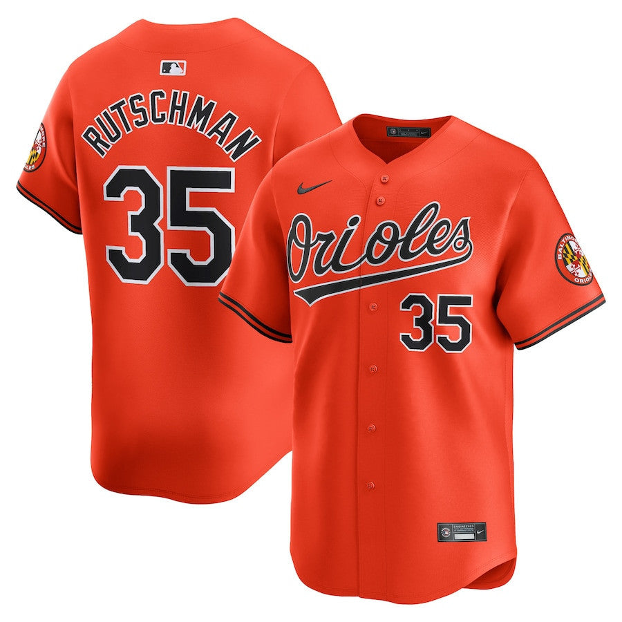 Adley Rutschman 35 Baltimore Orioles Alternate Limited Men Jersey - Orange