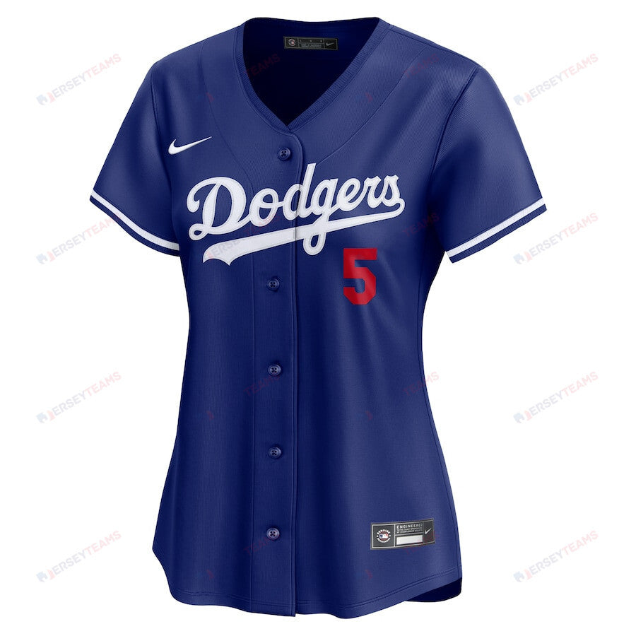 Freddie Freeman 5 Los Angeles Dodgers Alternate Limited Women Jersey - Royal