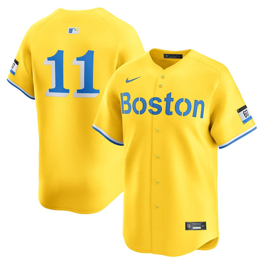 Rafael Devers 11 Boston Red Sox City Connect Limited Men Jersey - Gold