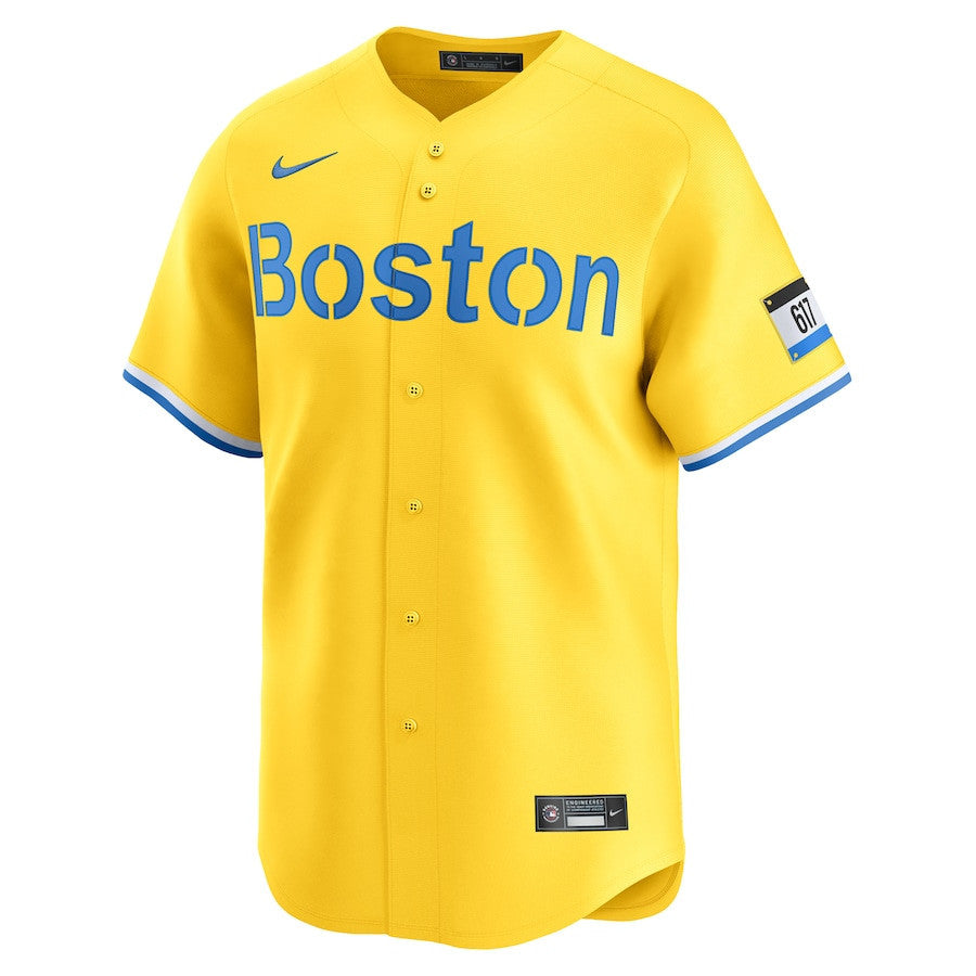 Rafael Devers 11 Boston Red Sox City Connect Limited Men Jersey - Gold