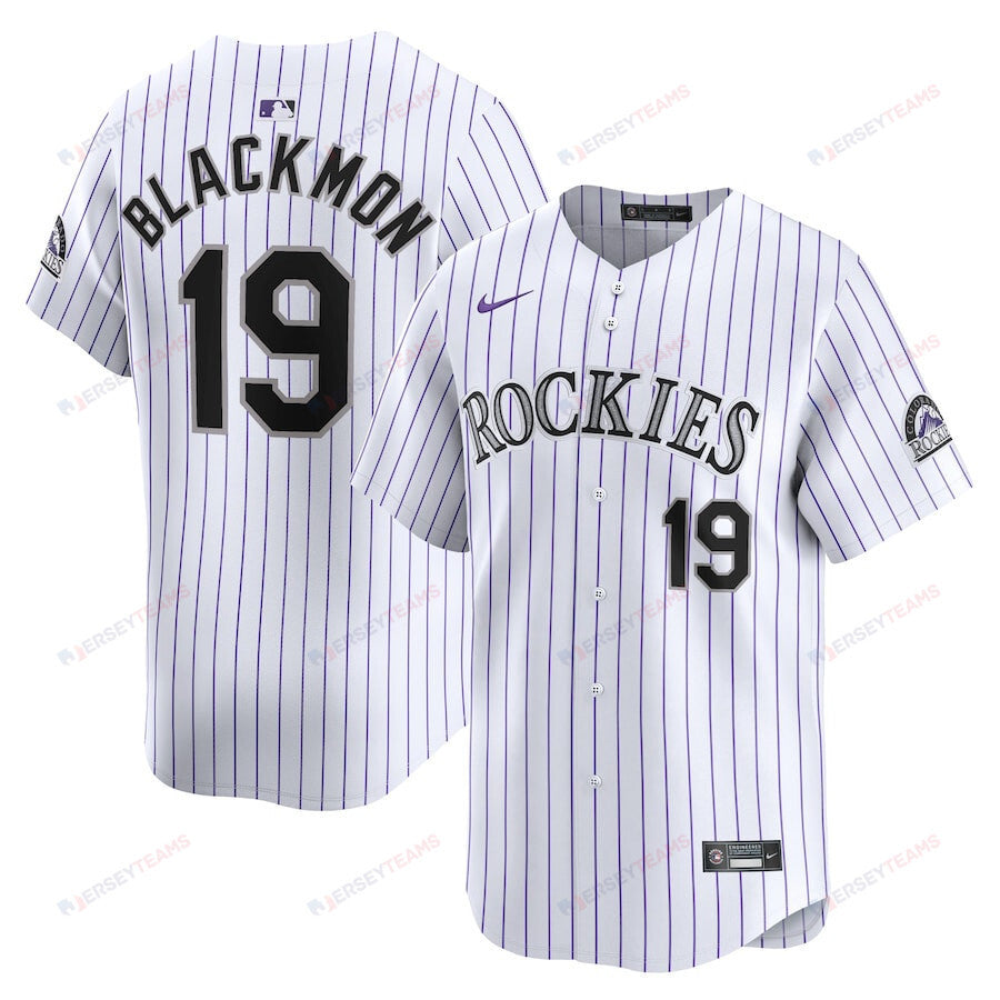Charlie Blackmon 19 Colorado Rockies Home Limited Player YOUTH Jersey - White