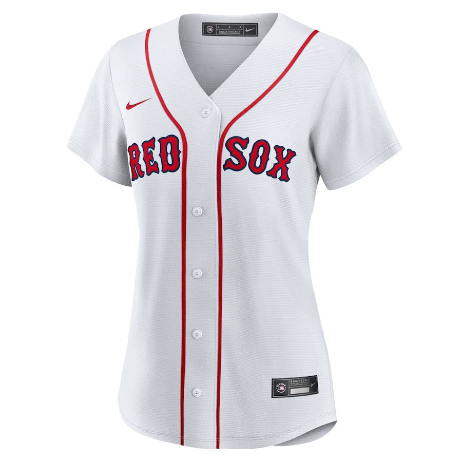 Rafael Devers 11 Boston Red Sox Home Player Women Jersey - White