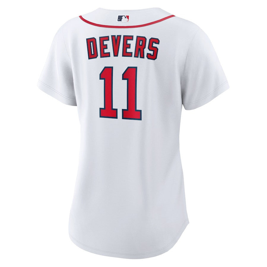 Rafael Devers 11 Boston Red Sox Home Player Women Jersey - White