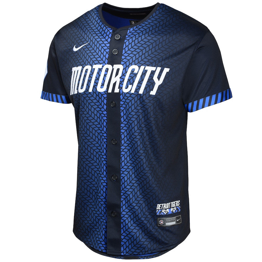 Javier Baez 28 Detroit Tigers 2024 City Connect Limited YOUTH Jersey - Navy