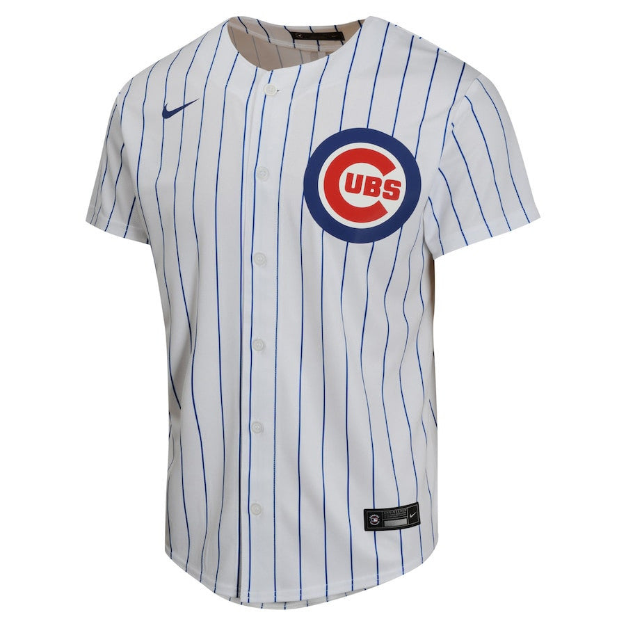 Dansby Swanson 7 Chicago Cubs Home Game Player YOUTH Jersey - White