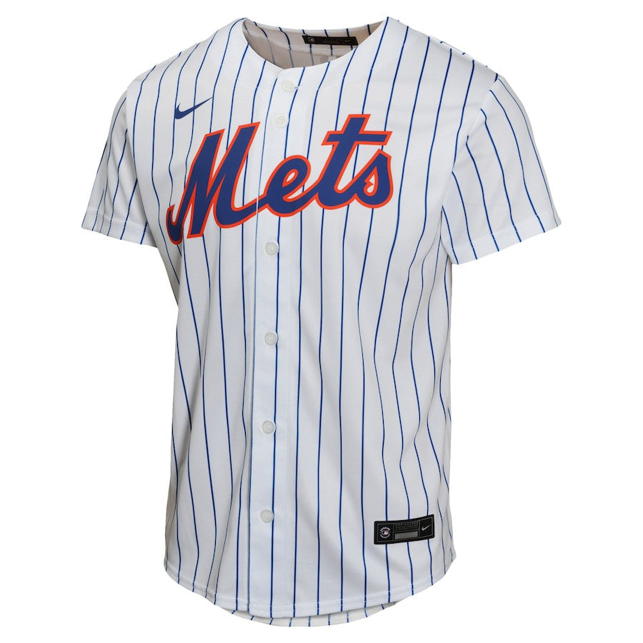 Francisco Lindor 12 New York Mets Home Game Player YOUTH Jersey - White