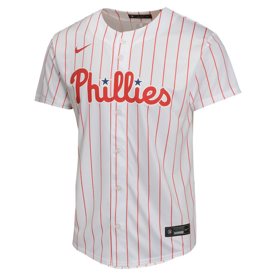 Bryce Harper 3 Philadelphia Phillies Home Game Player YOUTH Jersey - White