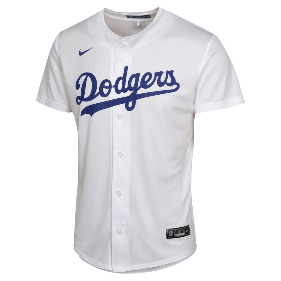 Mookie Betts 50 Los Angeles Dodgers Home Game Player YOUTH Jersey - White