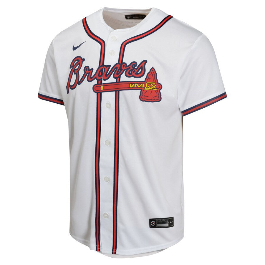 Matt Olson 28 Atlanta Braves Home Game Player YOUTH Jersey - White