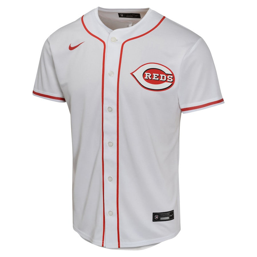 Elly De La Cruz 44 Cincinnati Reds Home Game Player YOUTH Jersey - White