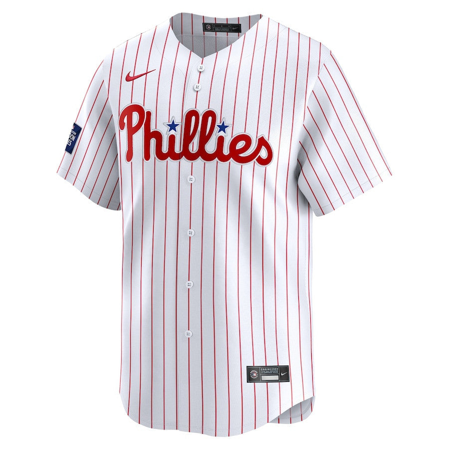 J.T. Realmuto 10 Philadelphia Phillies 2024 MLB World Tour London Series Home Limited Player Men Jersey - White