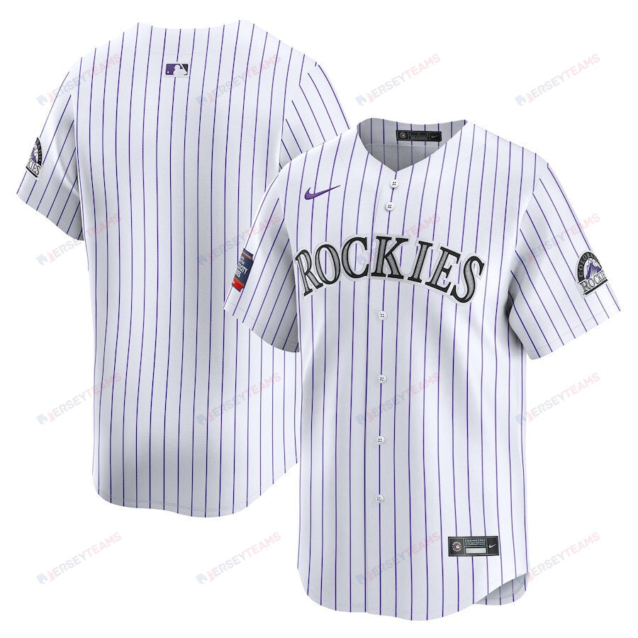 Colorado Rockies 2024 MLB World Tour Mexico City Series Home Limited Men Jersey - White