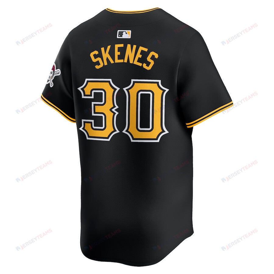 Paul Skenes 30 Pittsburgh Pirates Alternate Limited Men Jersey - Black