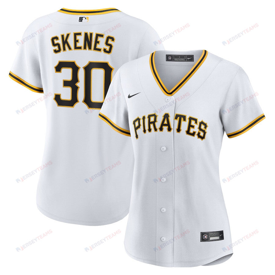 Paul Skenes 30 Pittsburgh Pirates Home Women Jersey - White