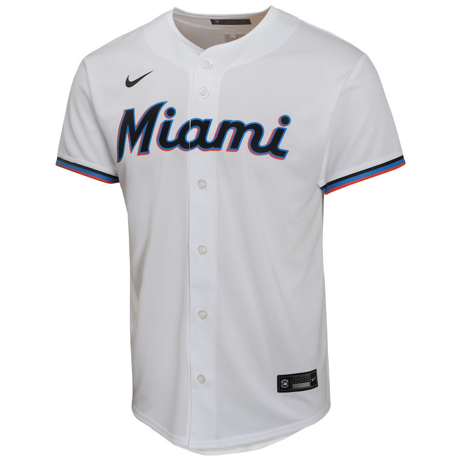 Jazz Chisholm Jr. 2 Miami Marlins Home Game YOUTH Jersey - White