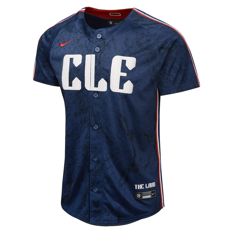 Cleveland Guardians 2024 City Connect Limited YOUTH Custom Jersey - Navy