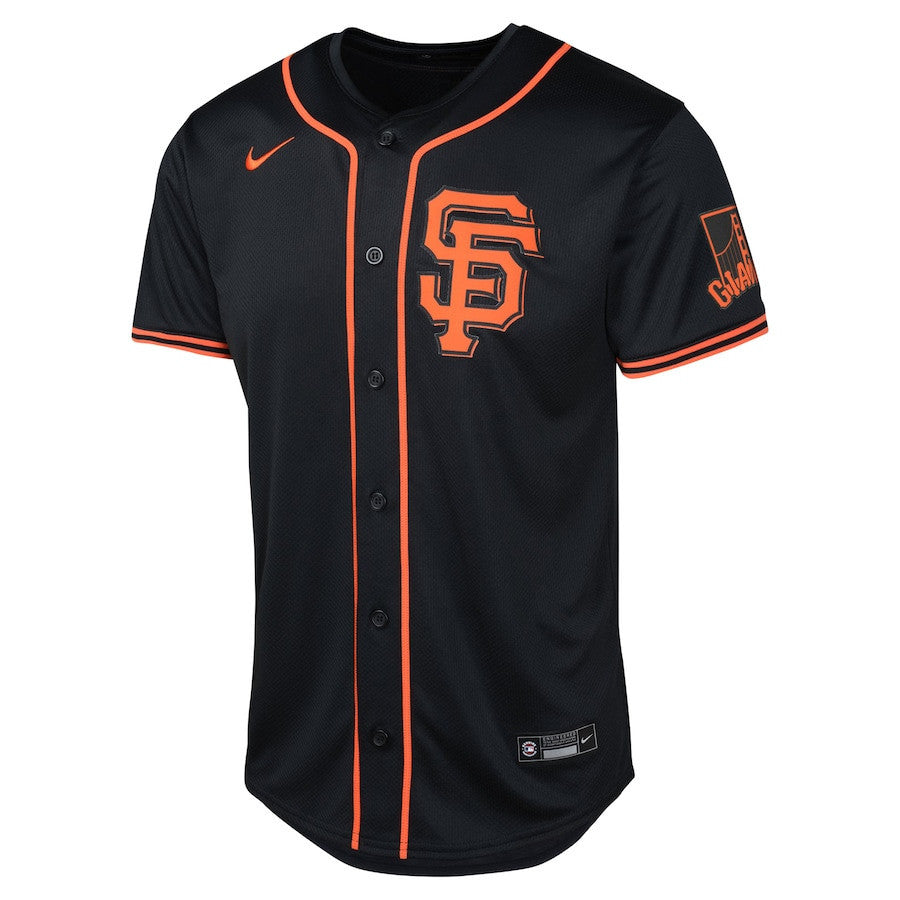 San Francisco Giants Alternate Limited YOUTH Jersey - Black