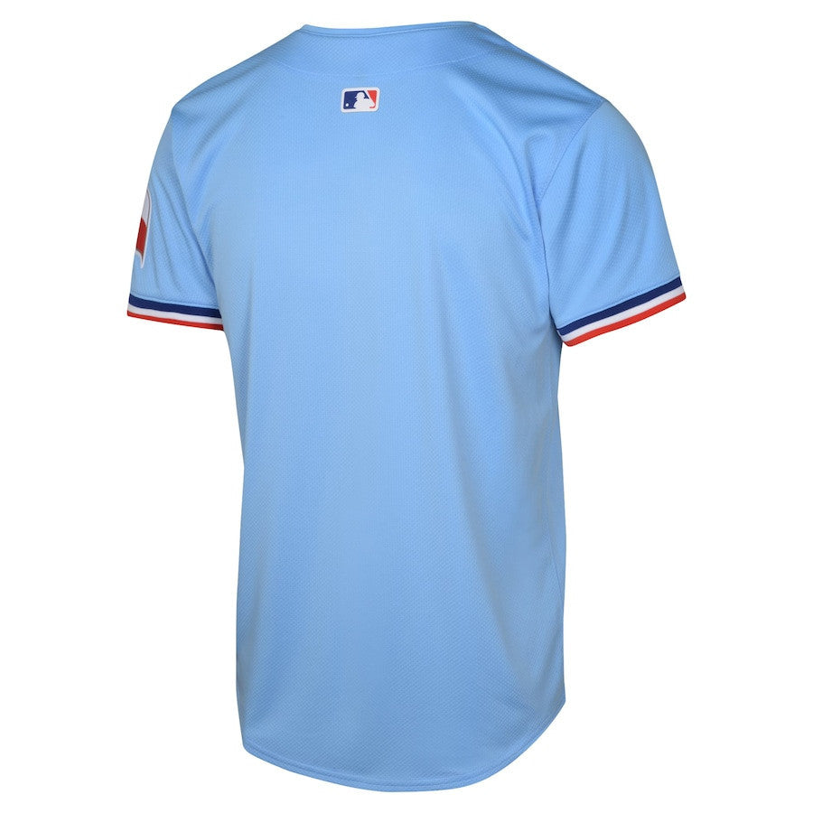 Texas Rangers Alternate Limited YOUTH Jersey - Light Blue