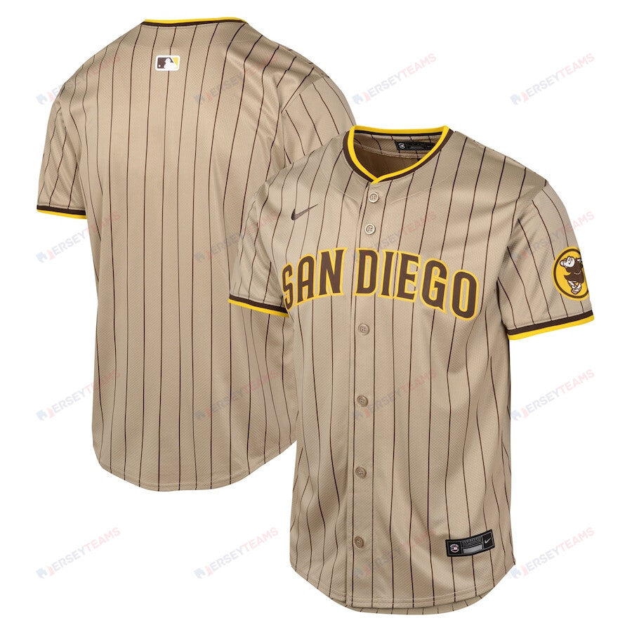 San Diego Padres Alternate Limited YOUTH Jersey - Tan