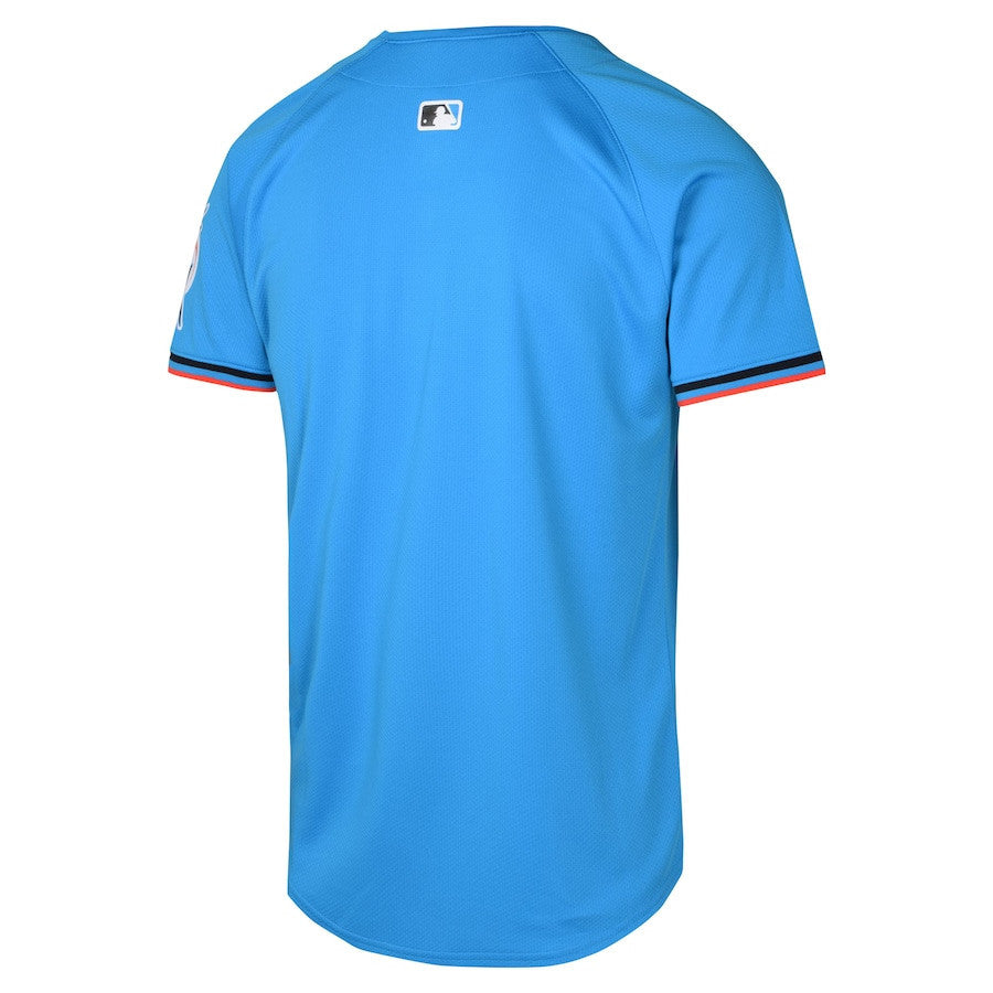 Miami Marlins Alternate Limited YOUTH Jersey - Blue
