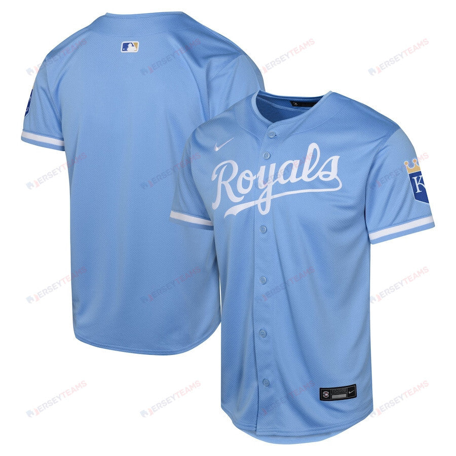 Kansas City Royals Alternate Limited YOUTH Jersey - Light Blue