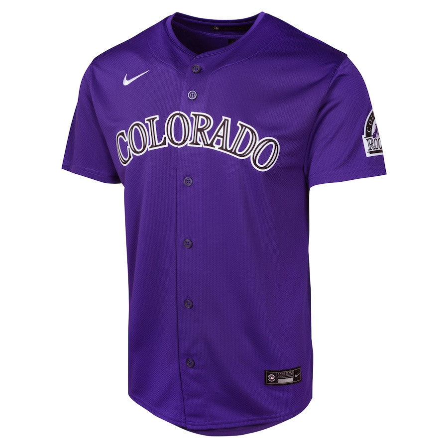Colorado Rockies Alternate Limited YOUTH Jersey - Purple