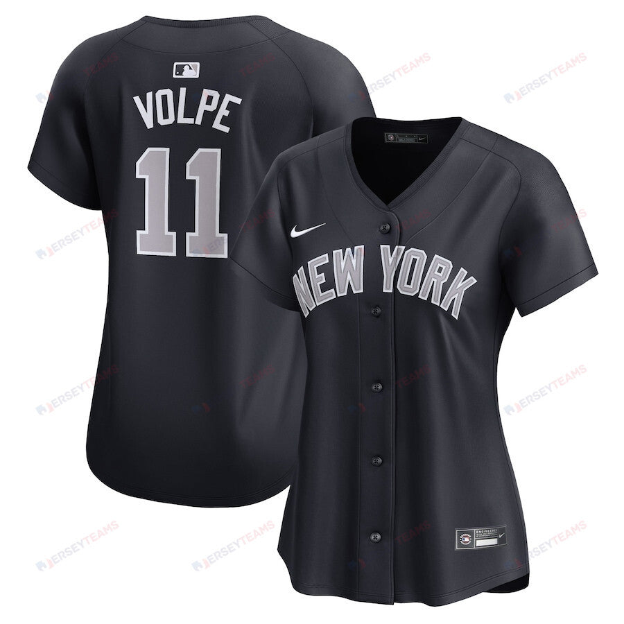 Anthony Volpe 11 New York Yankees Alternate Limited Women Jersey - Navy