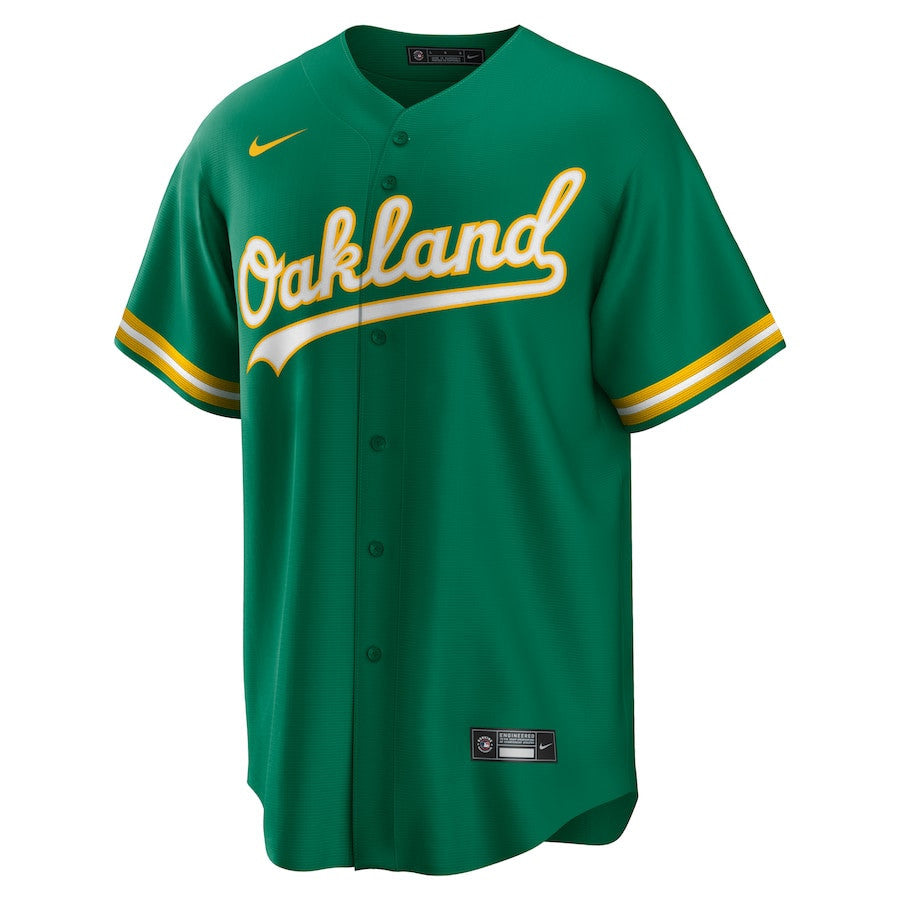 Ryan Noda 49 Oakland Athletics Alternate Team Men Jersey - Kelly Green