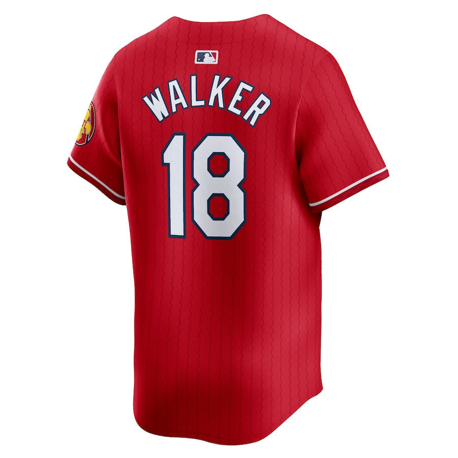 Jordan Walker 18 St. Louis Cardinals 2024 City Connect Limited Men Jersey - Red