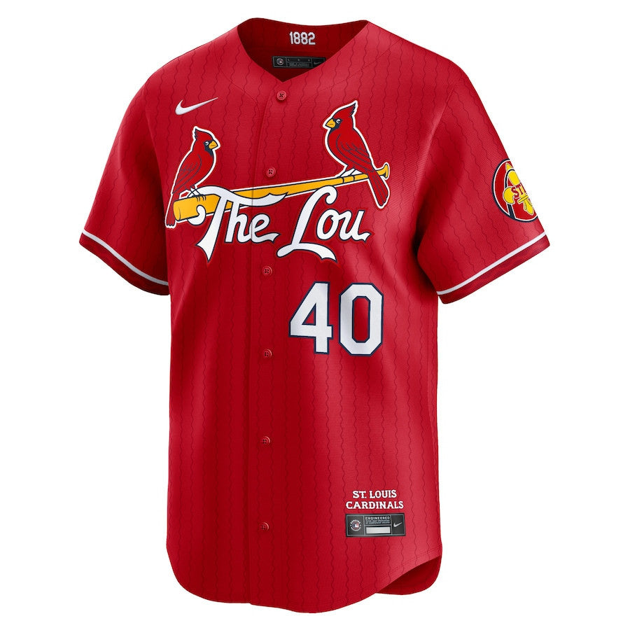 Willson Contreras 40 St. Louis Cardinals 2024 City Connect Limited Men Jersey - Red