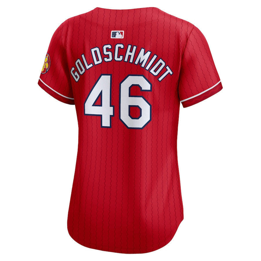 Paul Goldschmidt 46 St. Louis Cardinals 2024 City Connect Limited Women Jersey - Red