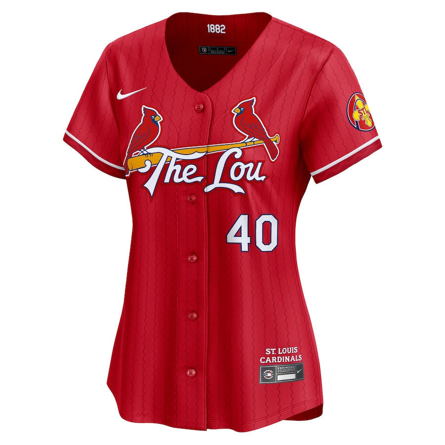 Willson Contreras 40 St. Louis Cardinals 2024 City Connect Limited Women Jersey - Red
