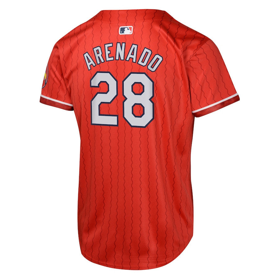 Nolan Arenado 28 St. Louis Cardinals 2024 City Connect Limited YOUTH Jersey - Red