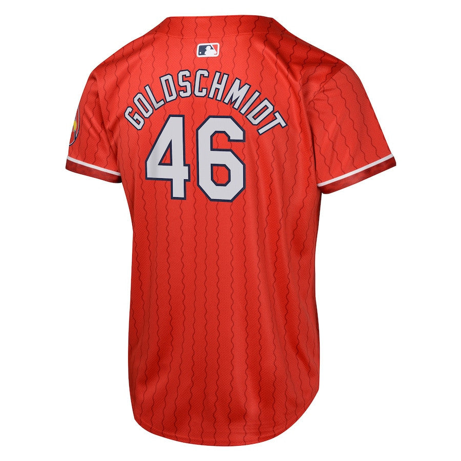 Paul Goldschmidt 46 St. Louis Cardinals 2024 City Connect Limited YOUTH Jersey - Red