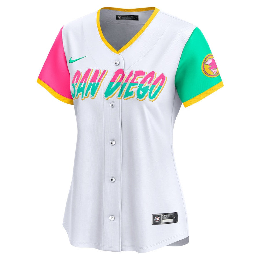 San Diego Padres City Connect Limited Women Jersey - White
