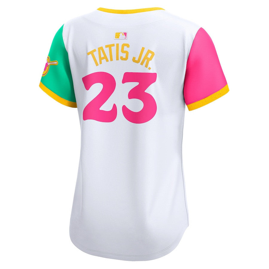Fernando Tatis Jr. 23 San Diego Padres City Connect Limited Women Jersey - White