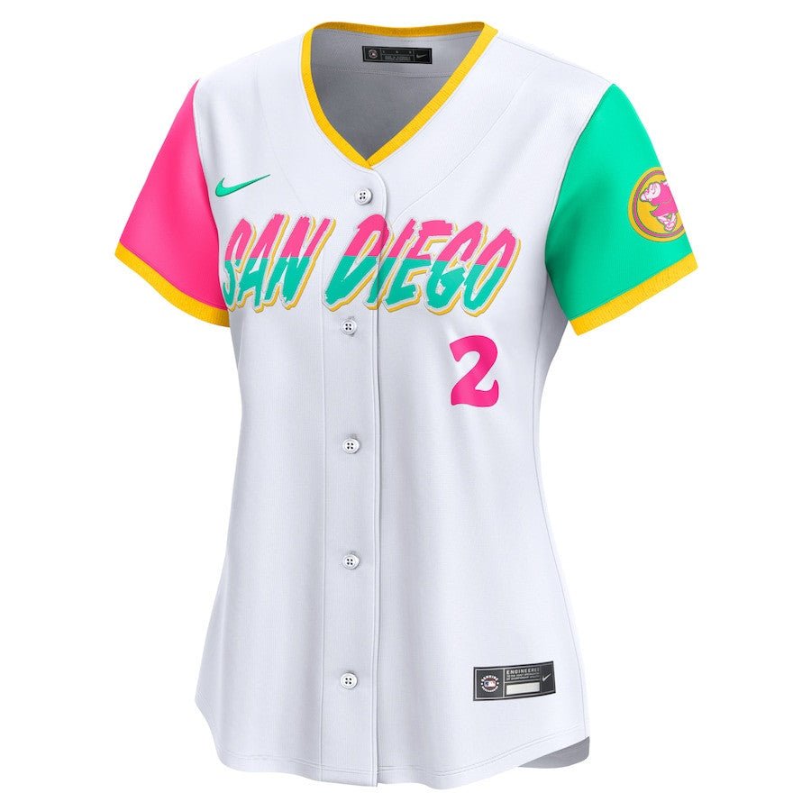 Xander Bogaerts 2 San Diego Padres City Connect Limited Women Jersey - White