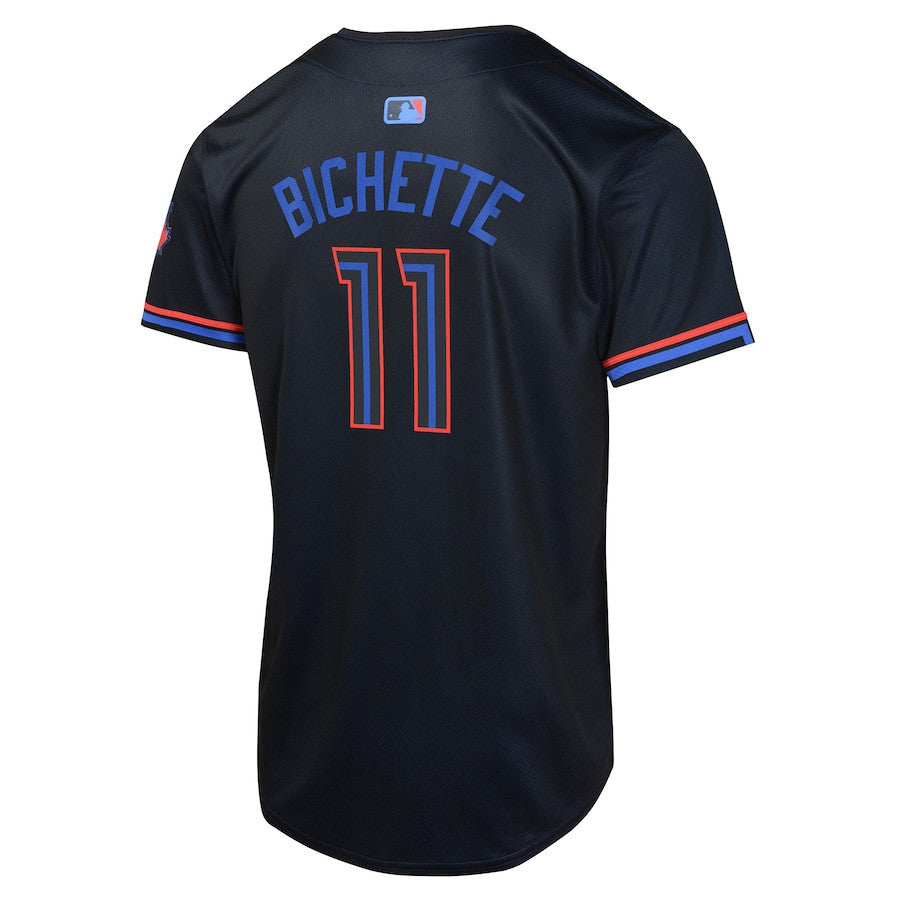 Bo Bichette 11 Toronto Blue Jays 2024 City Connect Limited YOUTH Jersey - Navy