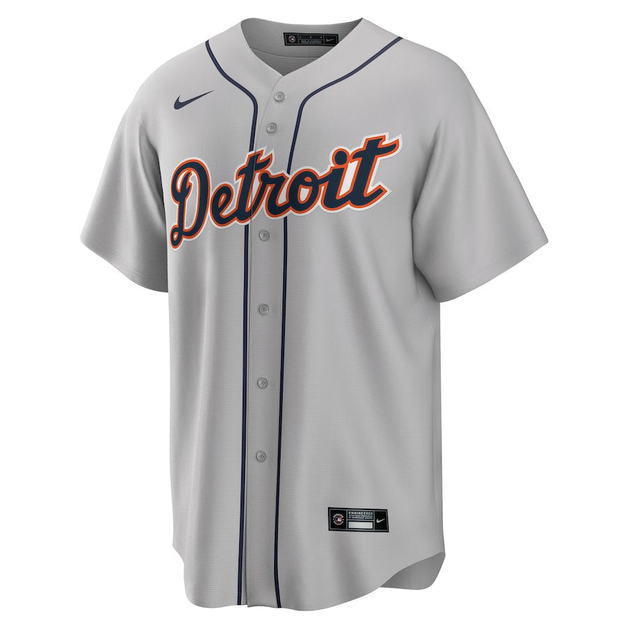 Tarik Skubal 29 Detroit Tigers Road Men Jersey - Gray